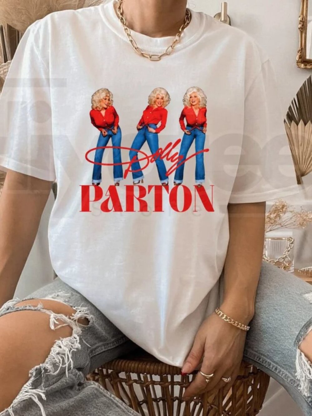 Dolly Parton Retro 80's T-Shirt Vintage Country Music Legend Graphic Tee
